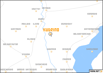 map of Kudrino