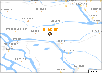 map of Kudrino