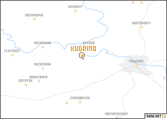 map of Kudrino