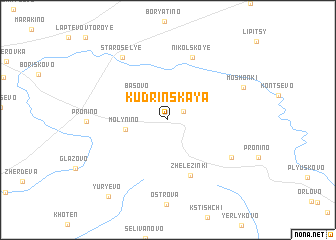 map of Kudrinskaya