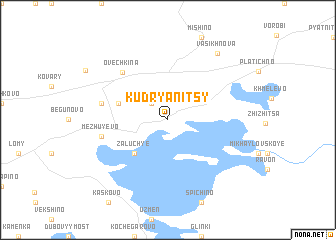 map of Kudryanitsy