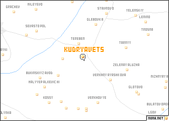 map of Kudryavets