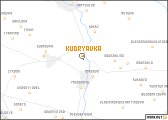 map of Kudryavka
