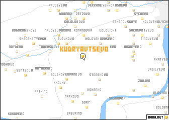 map of Kudryavtsevo