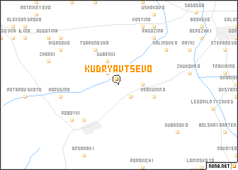 map of Kudryavtsevo