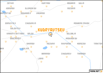 map of Kudryavtsev