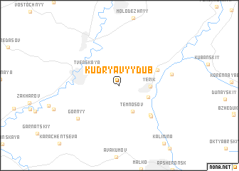 map of (( Kudryavyy Dub ))