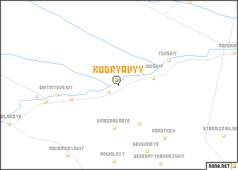 map of Kudryavyy