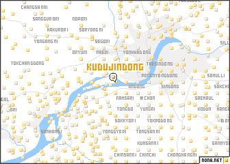 map of Kudujin-dong