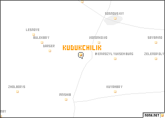 map of Kuduk-Chilik