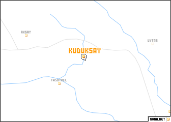 map of Kuduksay