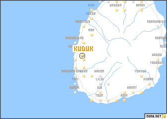 map of Kuduk