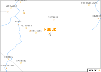 map of Kuduk