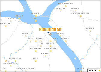 map of Kudu Mondu