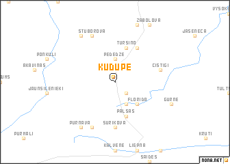 map of Kūdupe