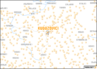 map of Kuduzovići