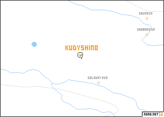 map of Kudyshino