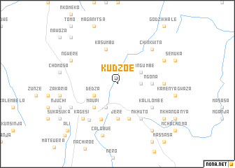 map of Kudzoe