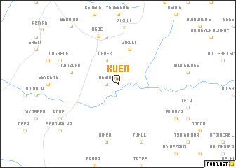 map of Kʼuʼēn
