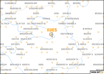 map of Kues