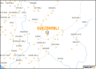 map of Kuezohnbli