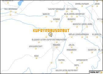 map of Kufayr Abū Sarbūţ