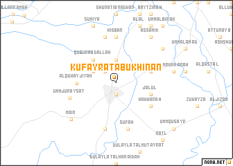map of Kufayrāt Abū Khīnan