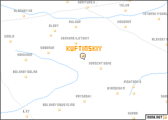 map of Kuftinskiy