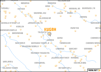 map of Kūgāh