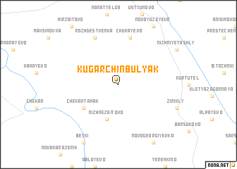 map of Kugarchin-Bulyak