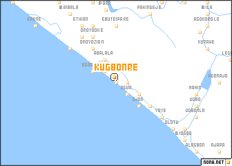 map of Kugbonre