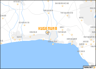 map of Kugenuma