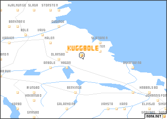 map of Kuggböle