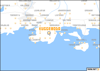 map of Kuggeboda