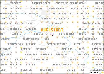 map of Kuglstadt