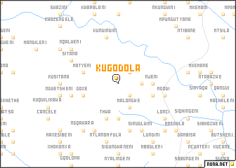 map of KuGodola