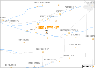 map of Kugoyeyskiy