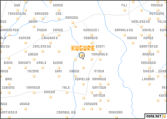 map of Kugure