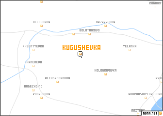 map of Kugushëvka
