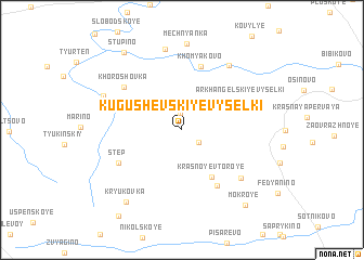 map of Kugushevskiye Vyselki