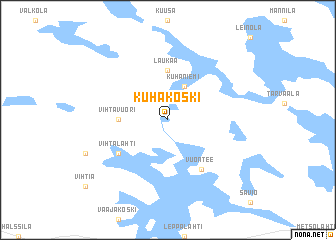 map of Kuhakoski