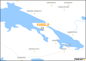 map of Kuhala