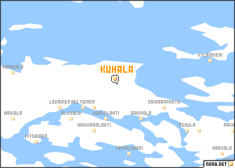 map of Kuhala