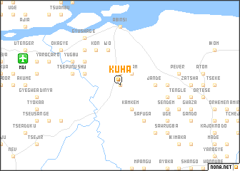 map of Kuha