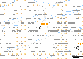 map of Kühbach