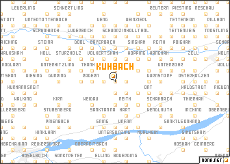 map of Kühbach