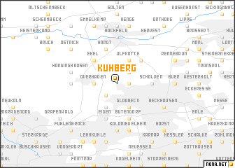 map of Kuhberg