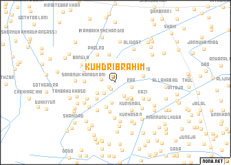 map of Kuhdr Ibrahīm