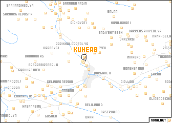 map of Kūh-e Āb