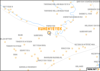 map of Kūheh-ye Yek